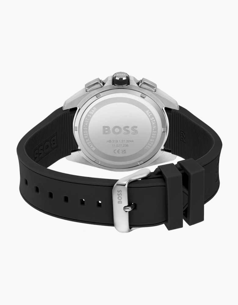 Hugo Boss Volane Rubber Strap Watch Black