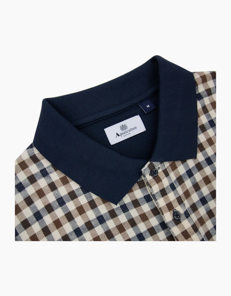 Aquascutum Iconic Front Polo Navy 11