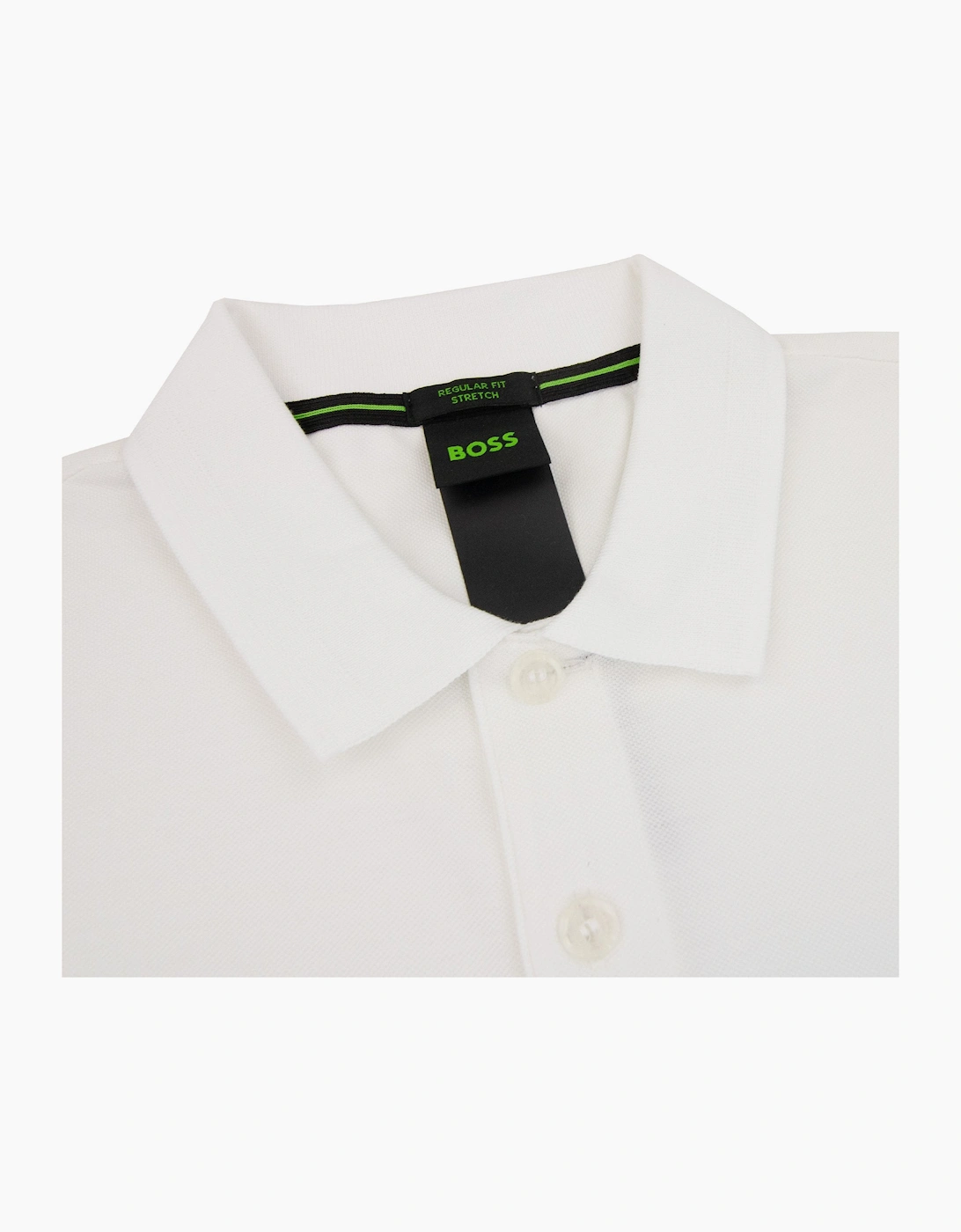 Hugo Boss Pio 1 Stretch Regular Fit Polo White 100