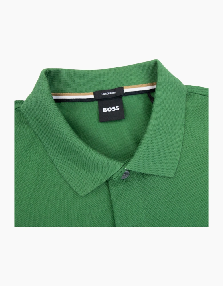 Hugo Boss Parlay 147 Mercerised Polo Shirt Forest Green 348