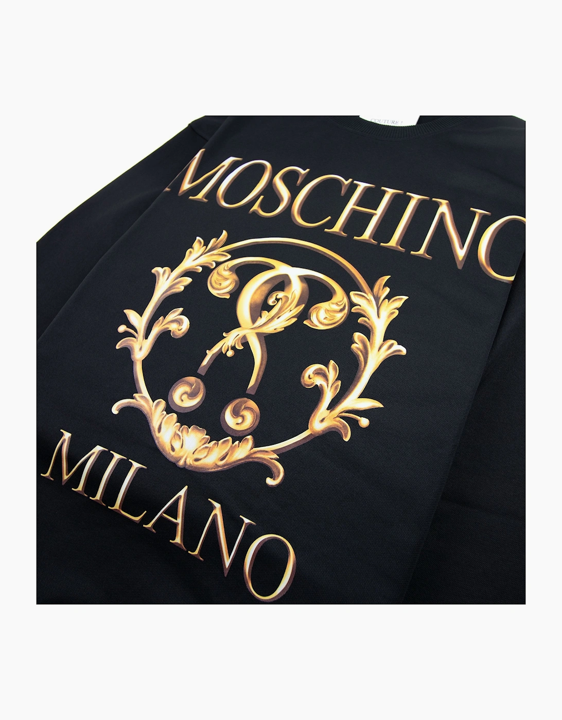 Moschino Couture Question Mark Technical Sweatshirt Black