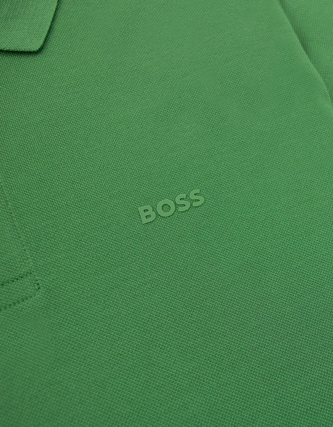 Hugo Boss Parlay 147 Mercerised Polo Shirt Forest Green 348