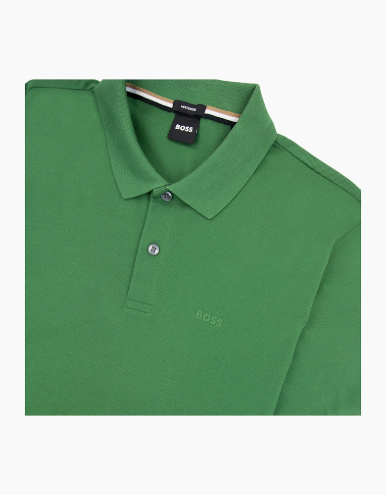 Hugo Boss Parlay 147 Mercerised Polo Shirt Forest Green 348