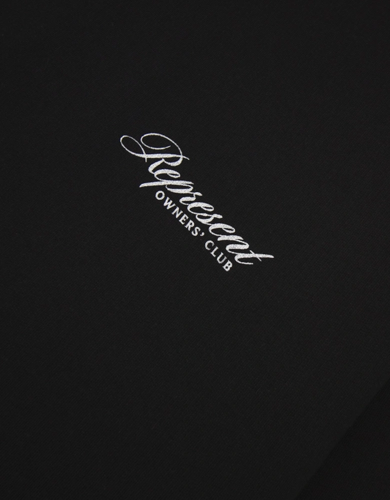 Represent Owners Club Script Hoodie Black
