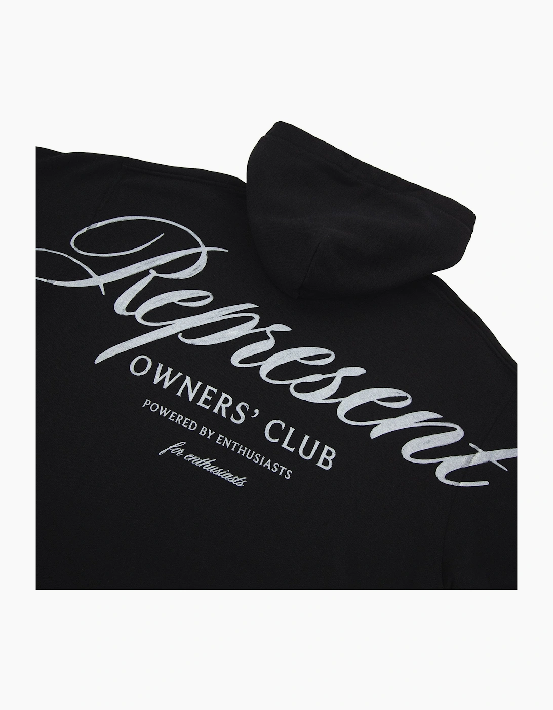 Represent Owners Club Script Hoodie Black