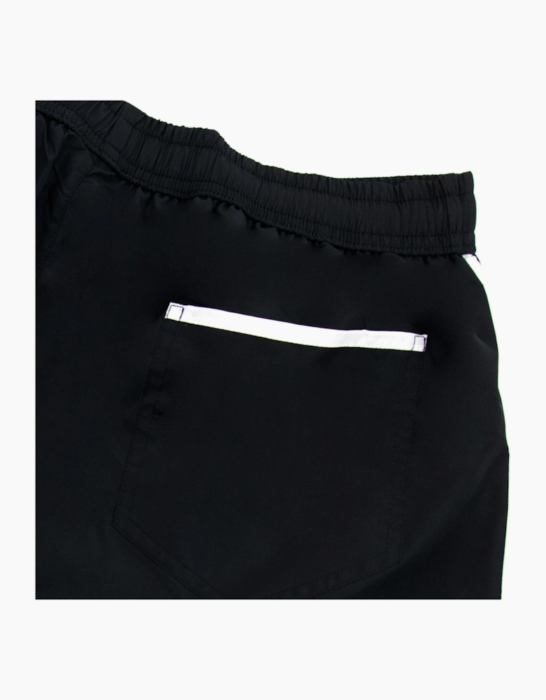 Moschino Underwear Double Question Mark Longwear Nylon Shorts Black