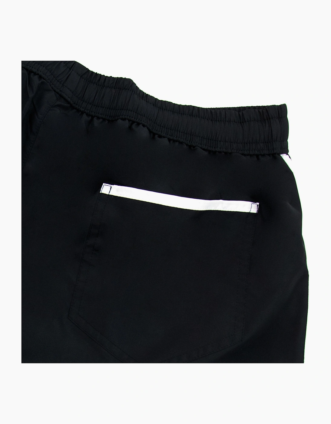 Moschino Underwear Double Question Mark Longwear Nylon Shorts Black