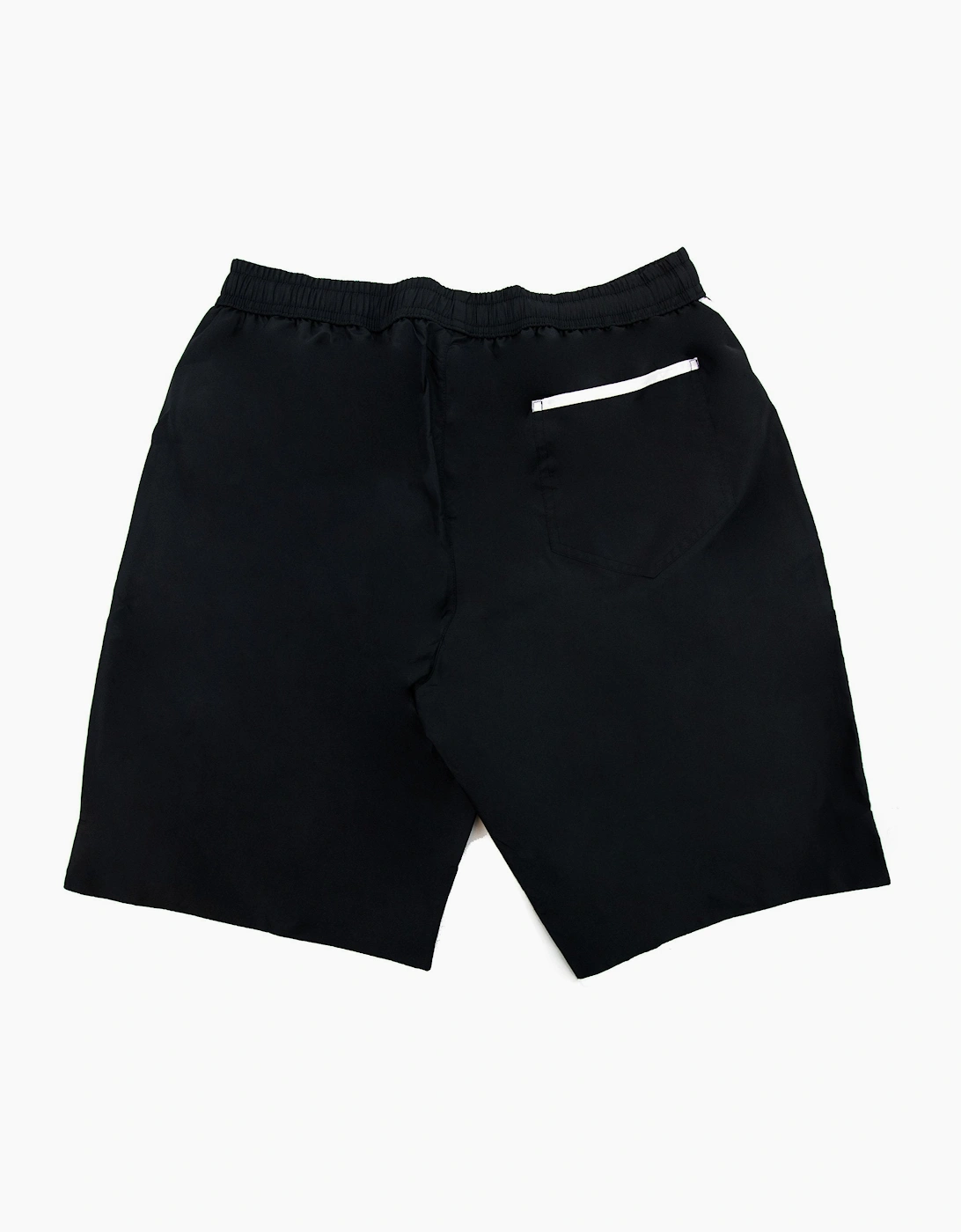 Moschino Underwear Double Question Mark Longwear Nylon Shorts Black