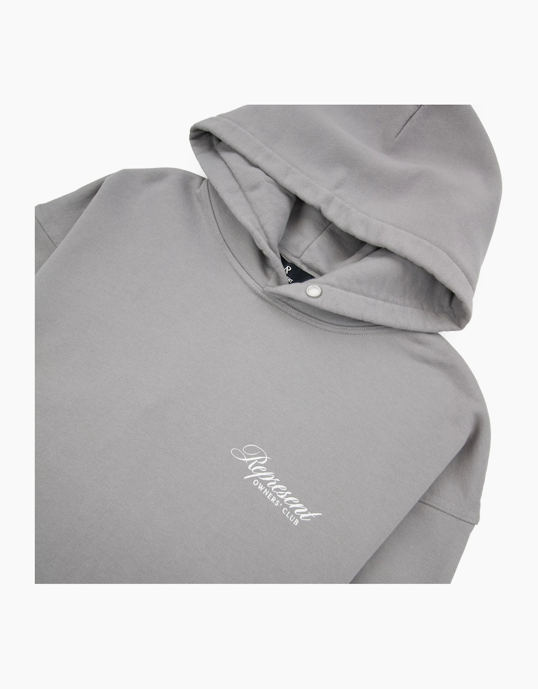 Represent Owners Club Script Hoodie Slate