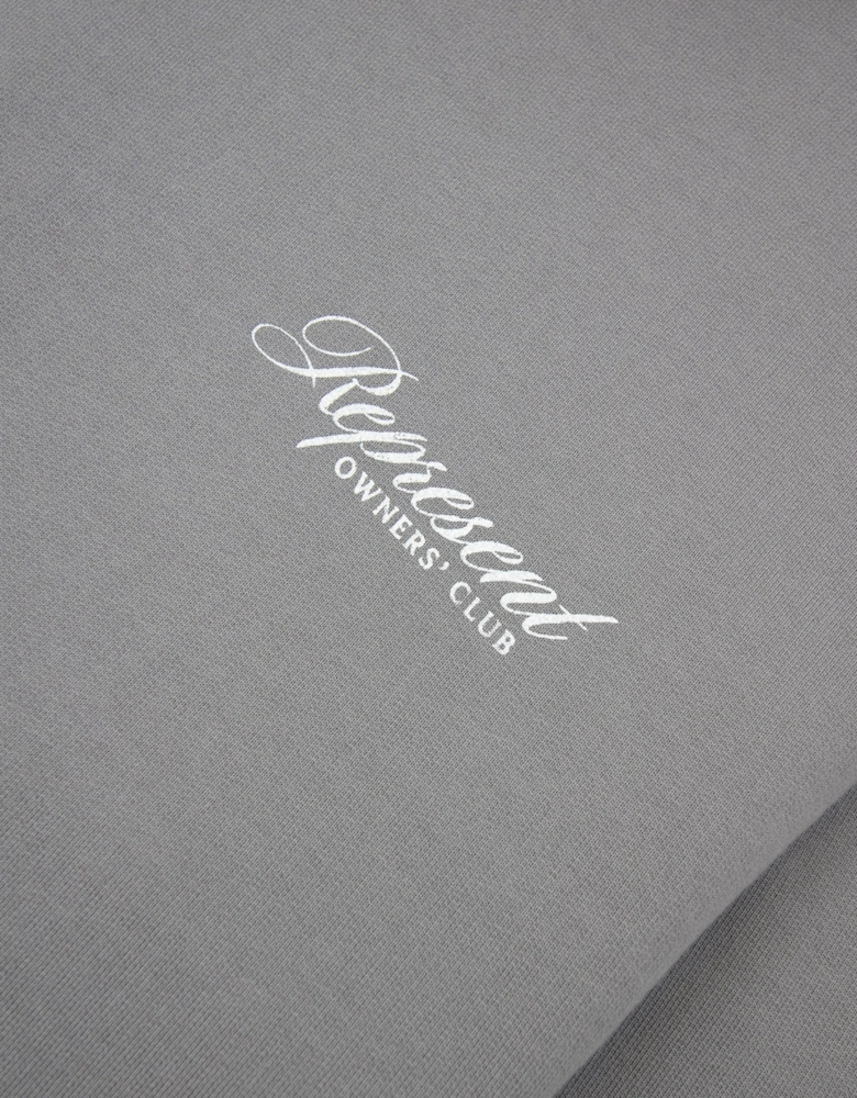 Represent Owners Club Script Hoodie Slate