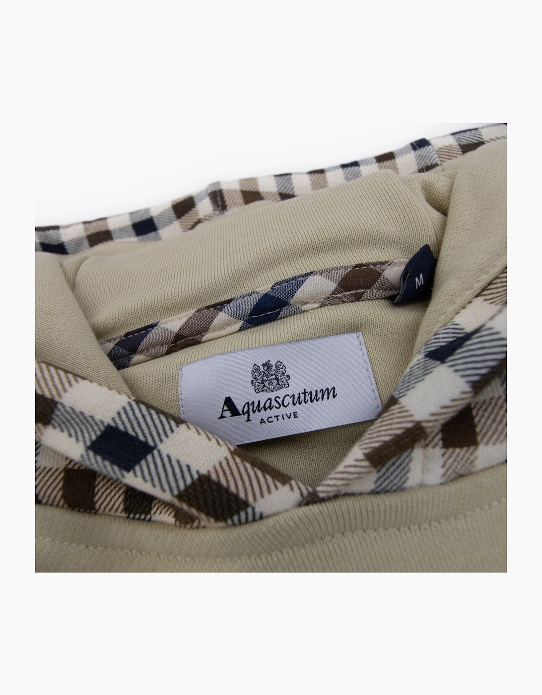Aquascutum Club Check Hoodie Beige 03