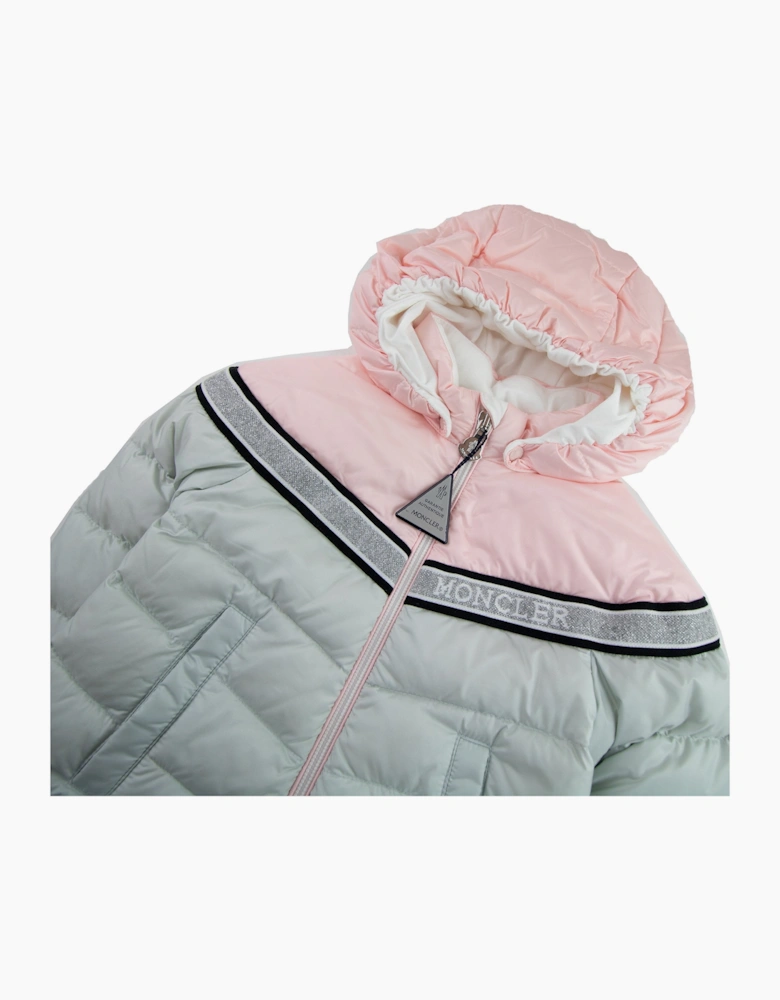 Moncler Junior Rook Infant Jacket Light Grey 503