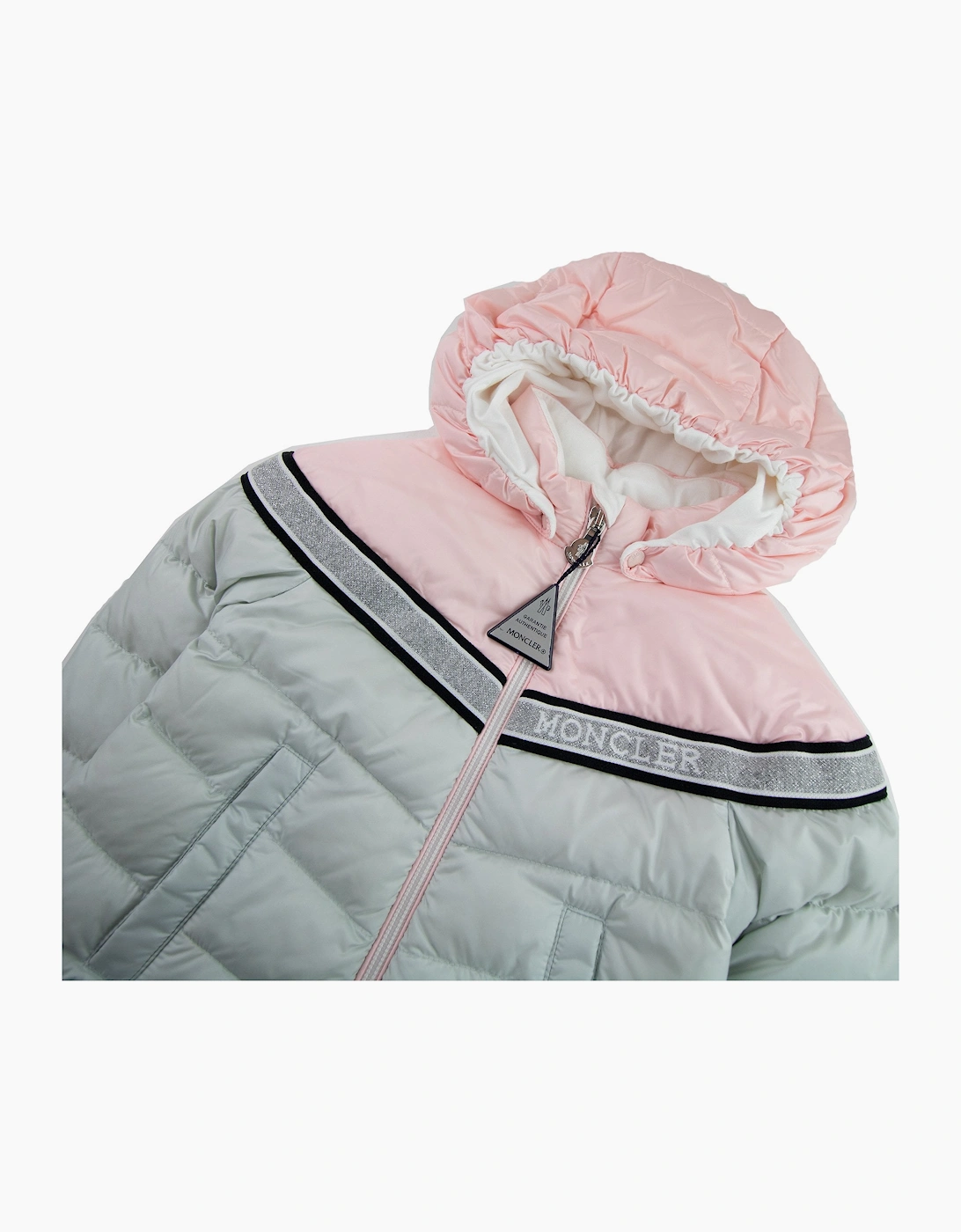 Moncler Junior Rook Infant Jacket Light Grey 503