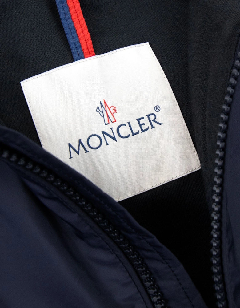 Moncler Junior Granduc Hooded Jacket Navy 742