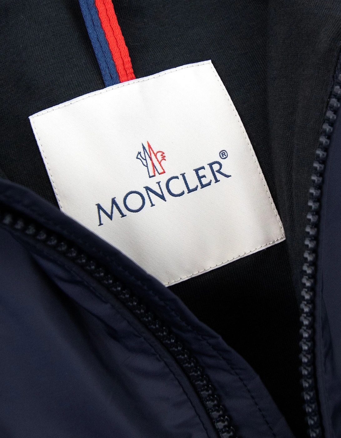 Moncler Junior Granduc Hooded Jacket Navy 742