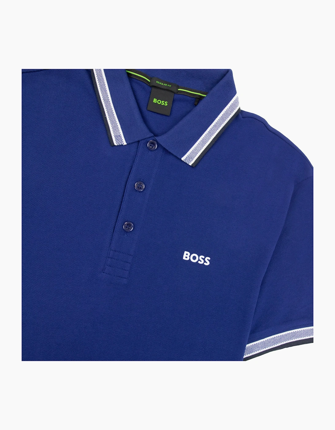 Hugo Boss Embroidered Logo Paddy Polo Blue 415