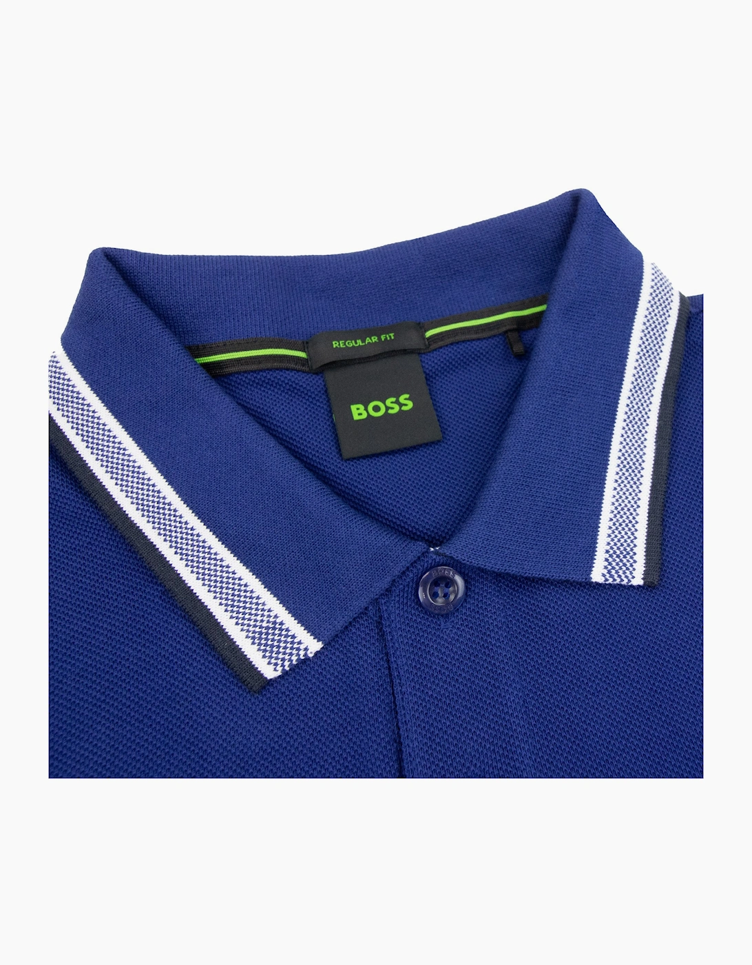 Hugo Boss Embroidered Logo Paddy Polo Blue 415