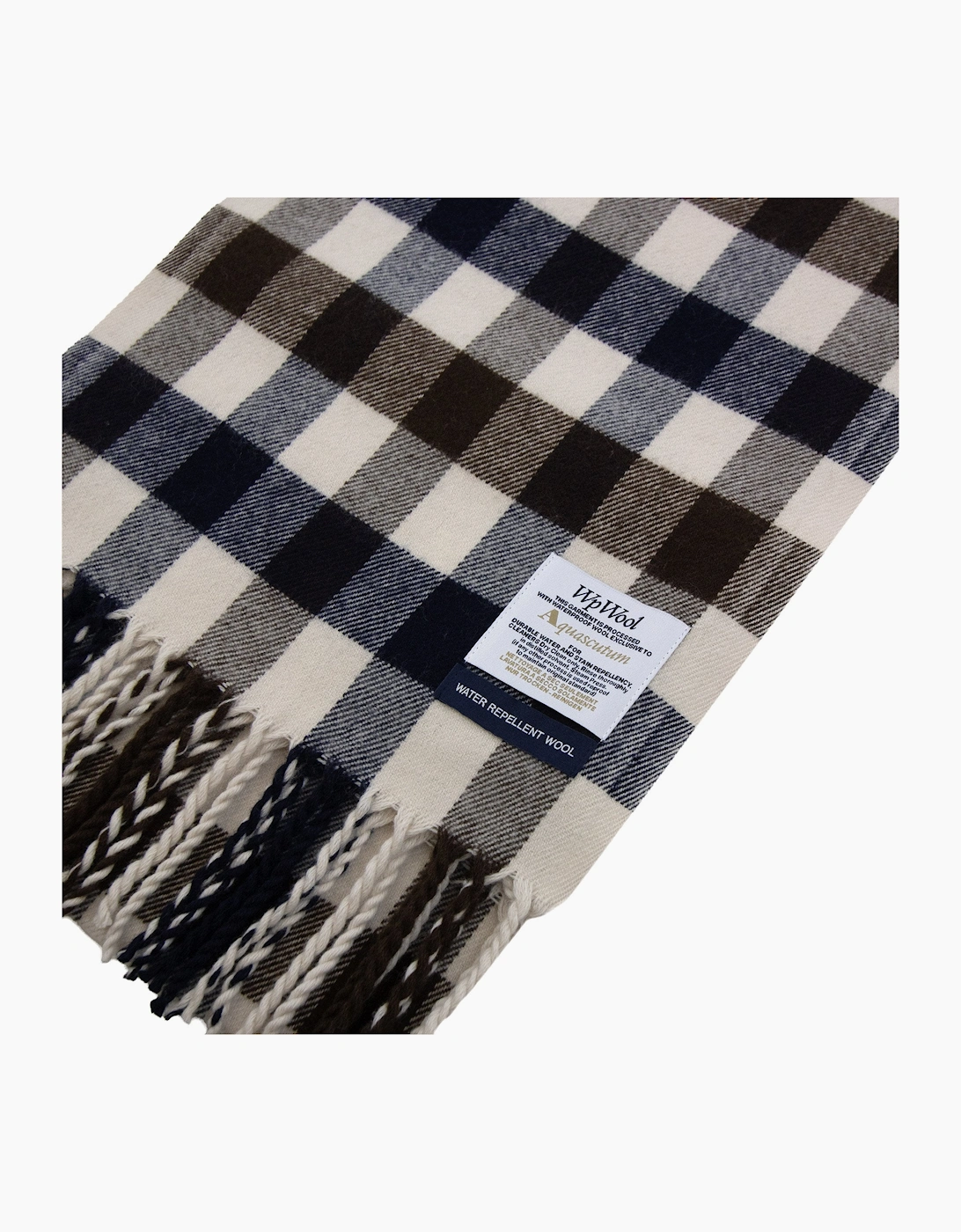 Aquascutum Water Repellent Macro Club Check Scarf Macro Club Check 30