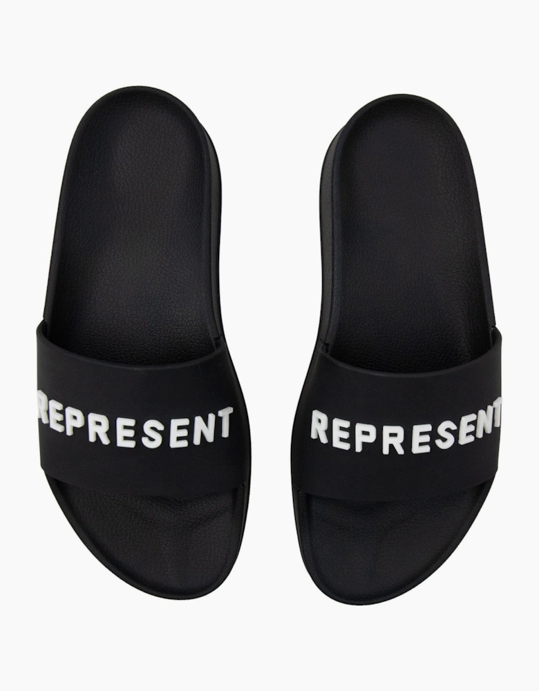 Represent Pool Slide Black