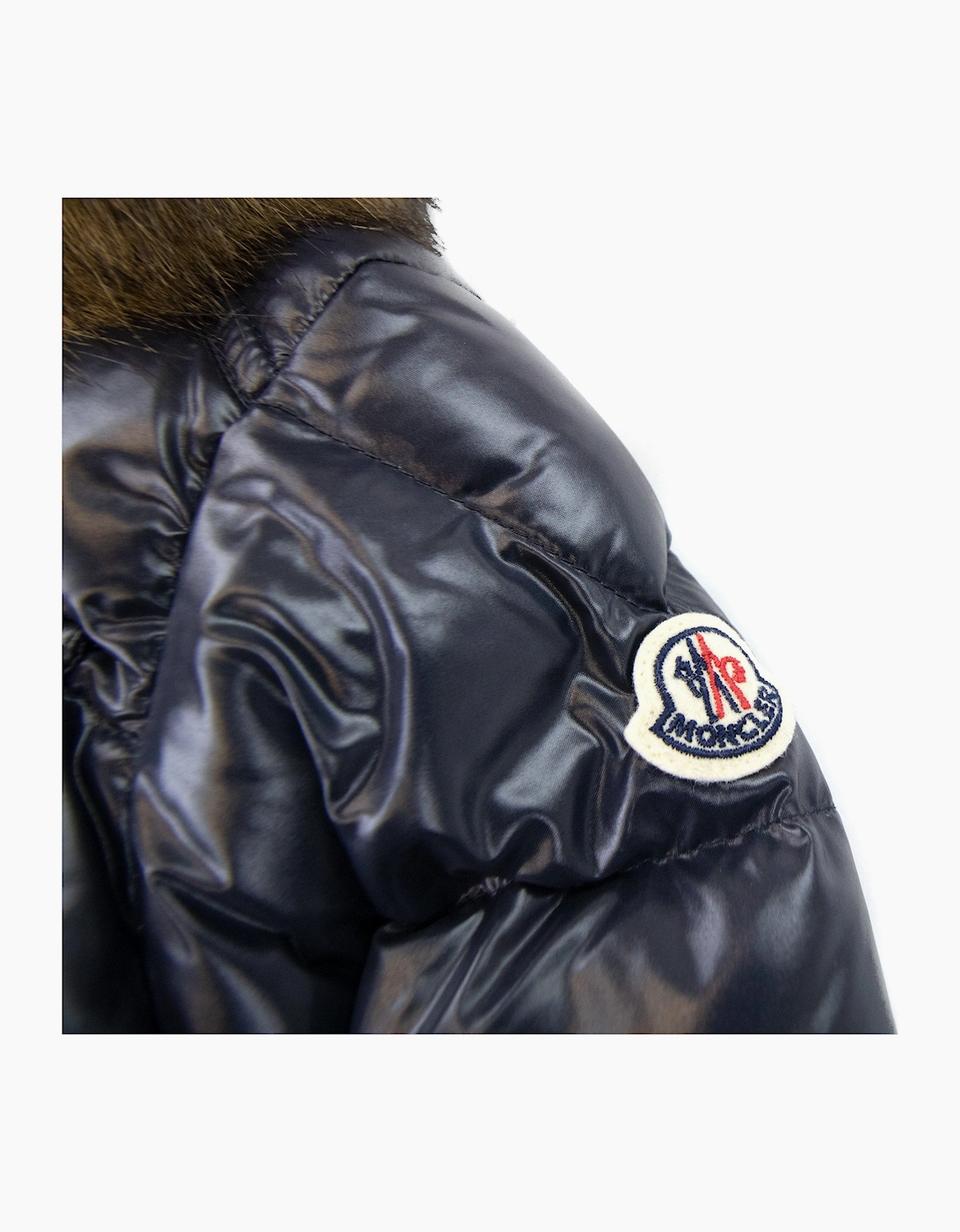 Moncler Junior Kf Down Jacket Navy 742