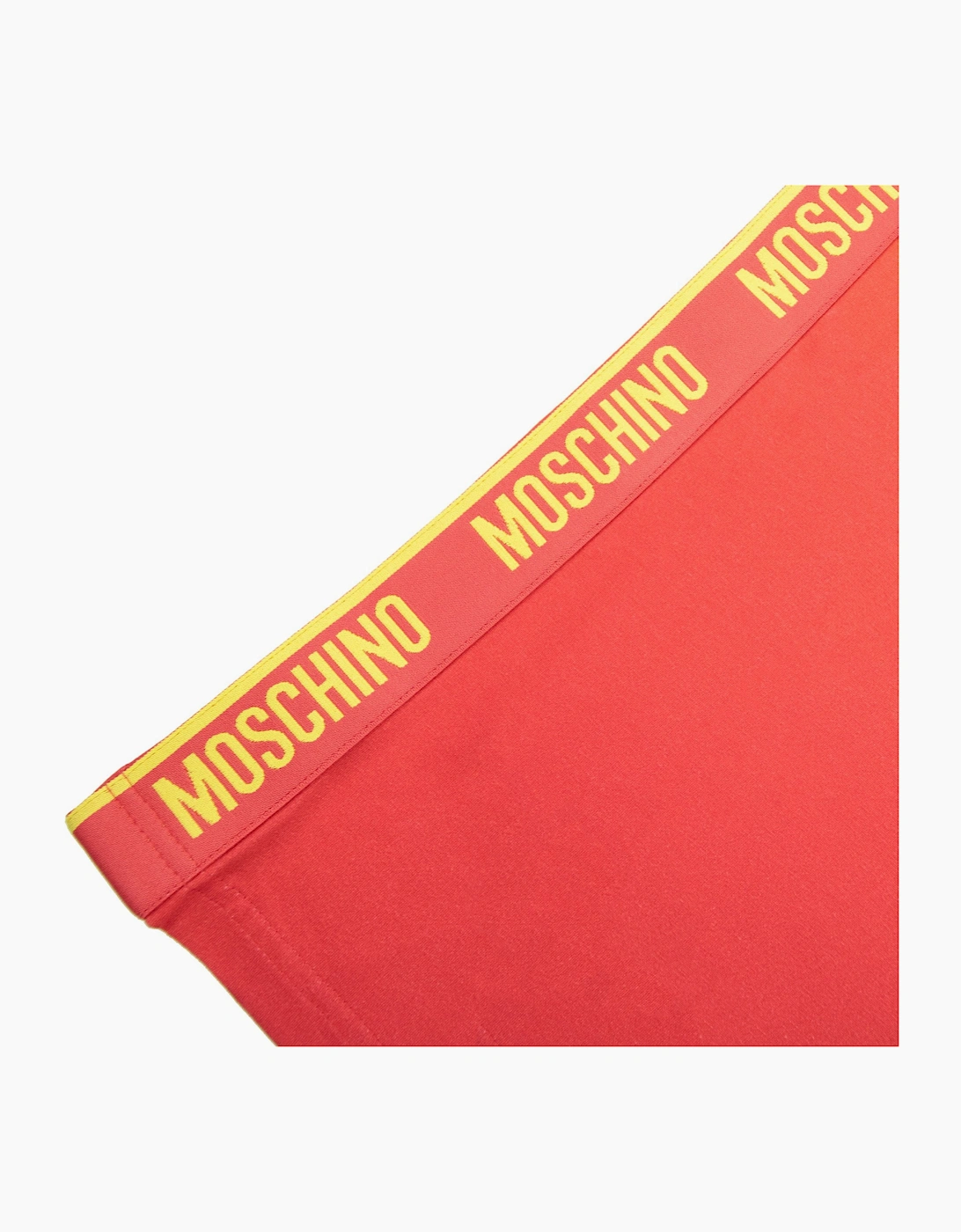 Moschino Underwear Logo Tape Lounge T Shirt Yellow/red