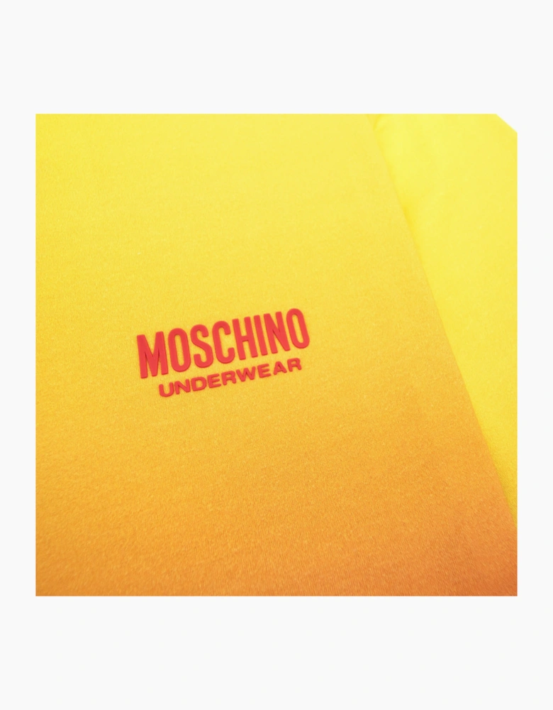 Moschino Underwear Logo Tape Lounge T Shirt Yellow/red