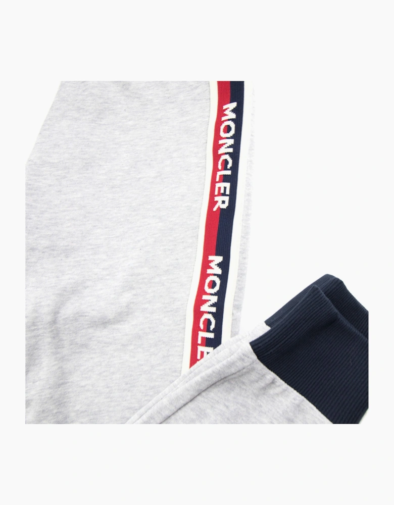Moncler Junior Tracksuit Light Grey