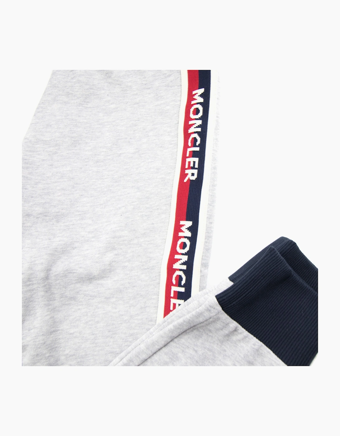Moncler Junior Tracksuit Light Grey