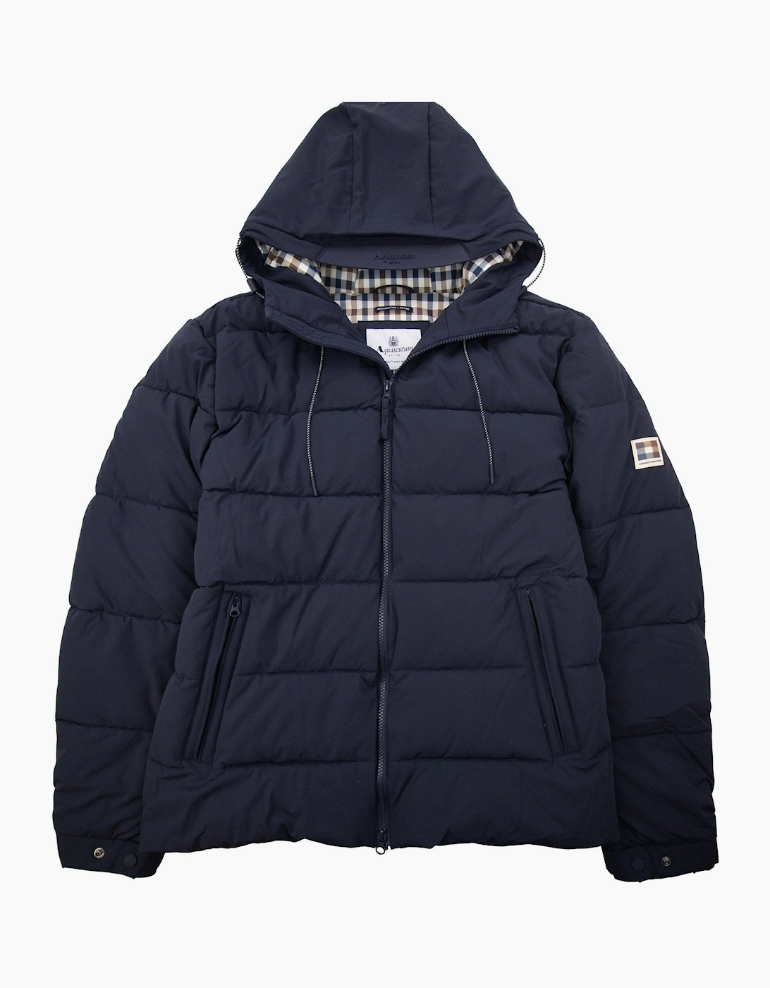 Aquascutum Sp Hooded Puffer Jacket Navy 11