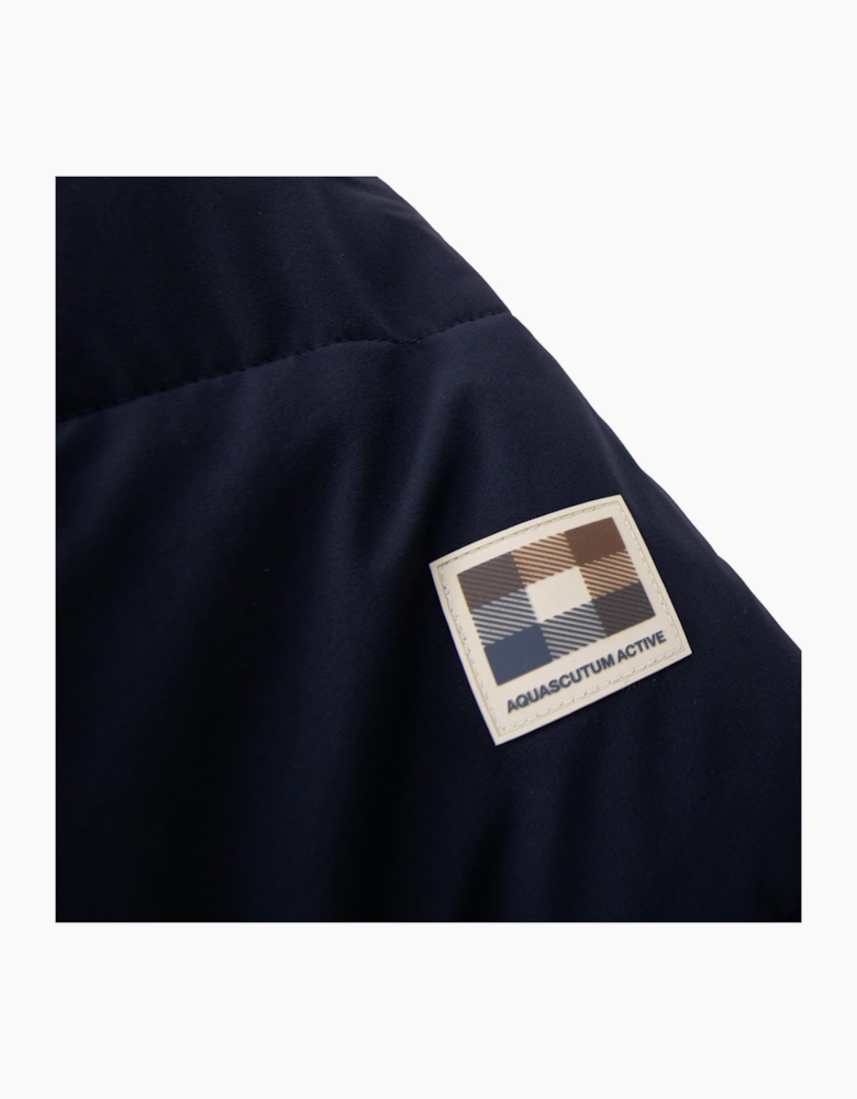 Aquascutum Sp Hooded Puffer Jacket Navy 11