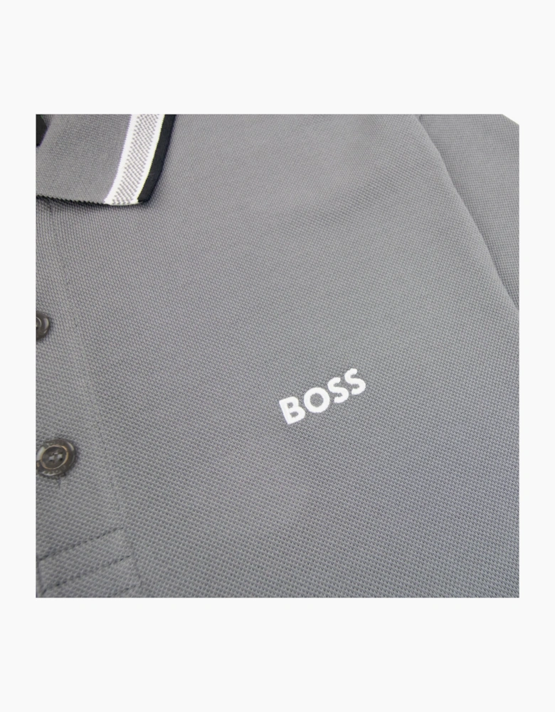 Hugo Boss Embroidered Logo Paddy Polo Grey 036