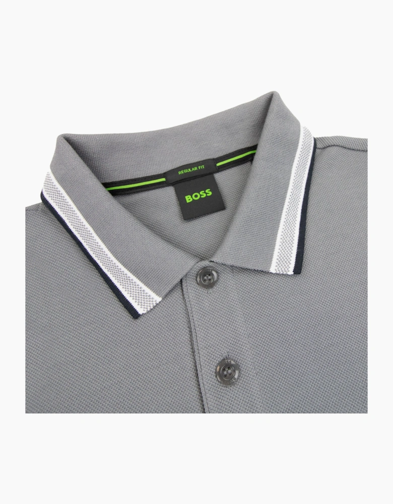 Hugo Boss Embroidered Logo Paddy Polo Grey 036