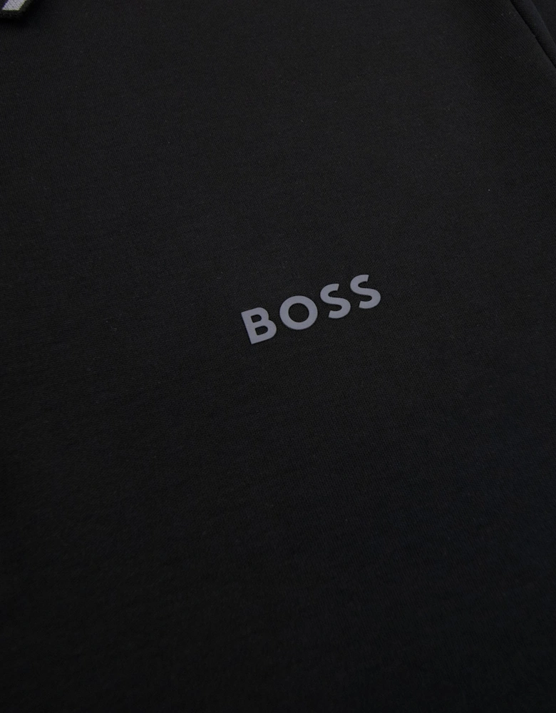 Hugo Boss Paule Slim Fit Laxury Cotton Polo Black 001