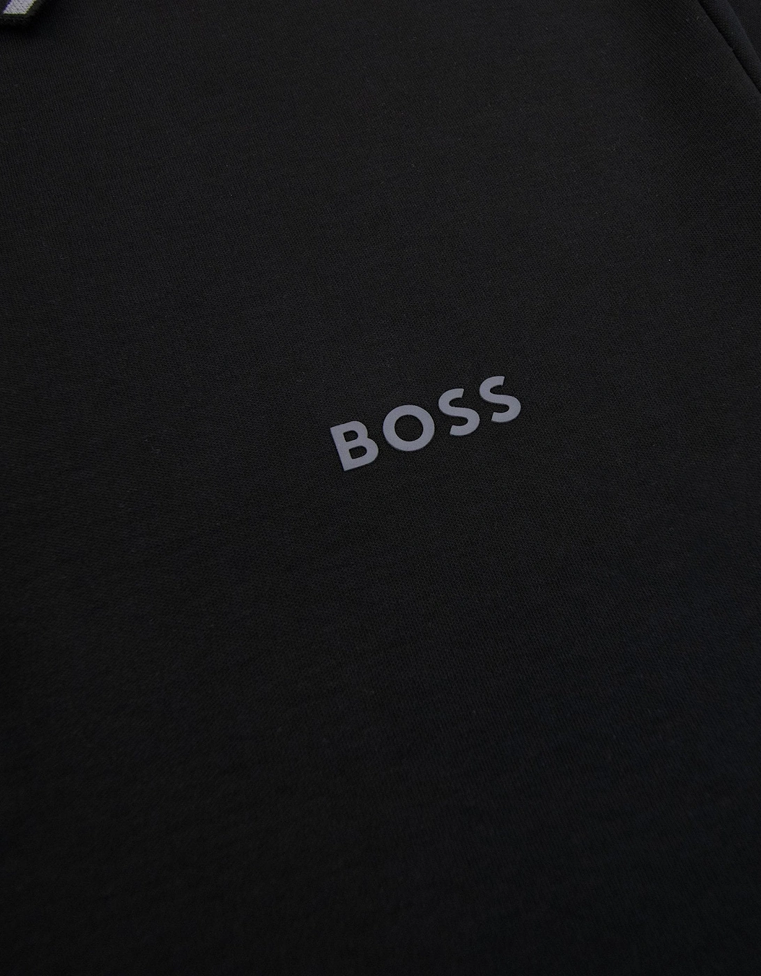 Hugo Boss Paule Slim Fit Laxury Cotton Polo Black 001
