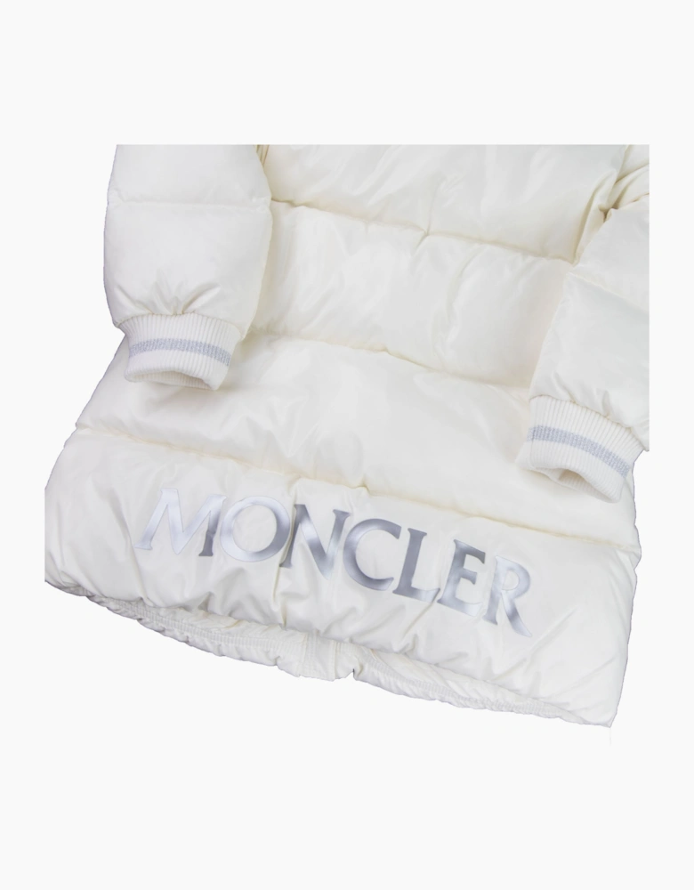 Moncler Junior Gliere Giubbotto Down Jacket White 034