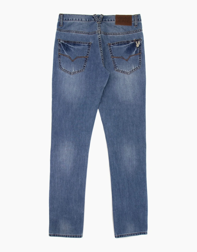 Versace Jeans Vj Metal Slim Fit Jeans Denim