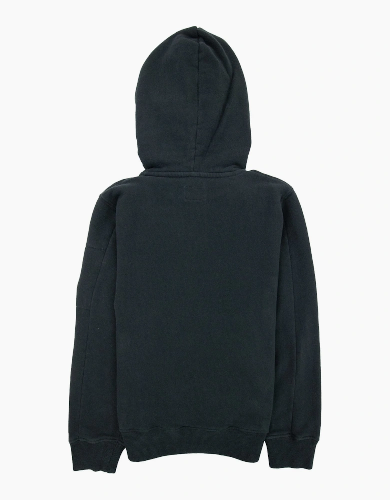 Cp Company Undersixteen Arm Lens Hoodied Sweatshirt Black 999