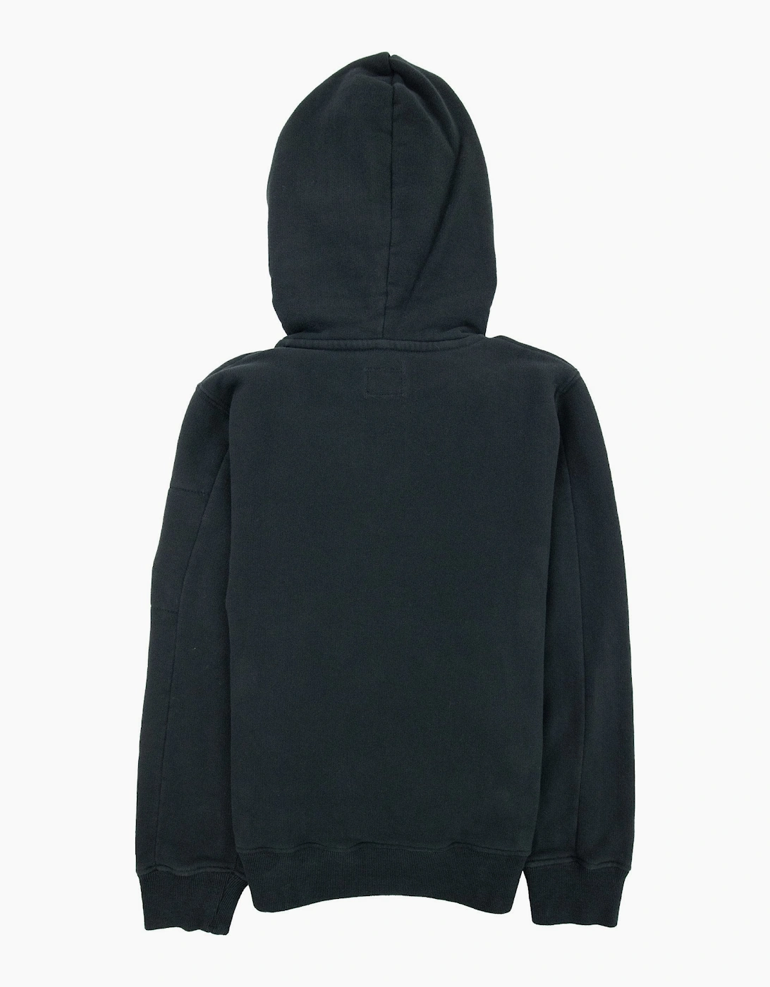 Cp Company Undersixteen Arm Lens Hoodied Sweatshirt Black 999