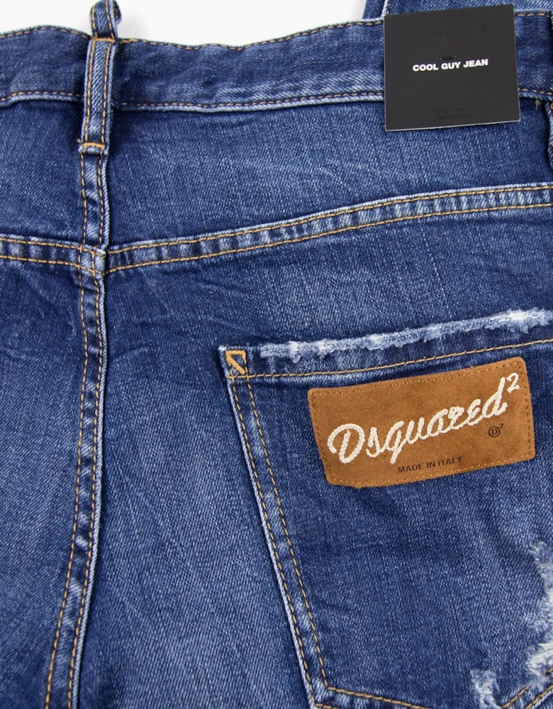 Dsquared2 Suede Patch Cool Guy Jeans Denim 470