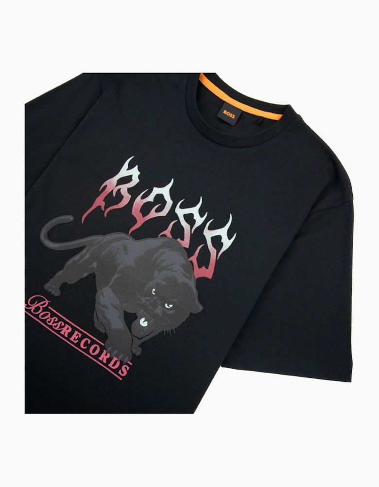 Hugo Boss Tee Pantera Logo T Shirt Black 001
