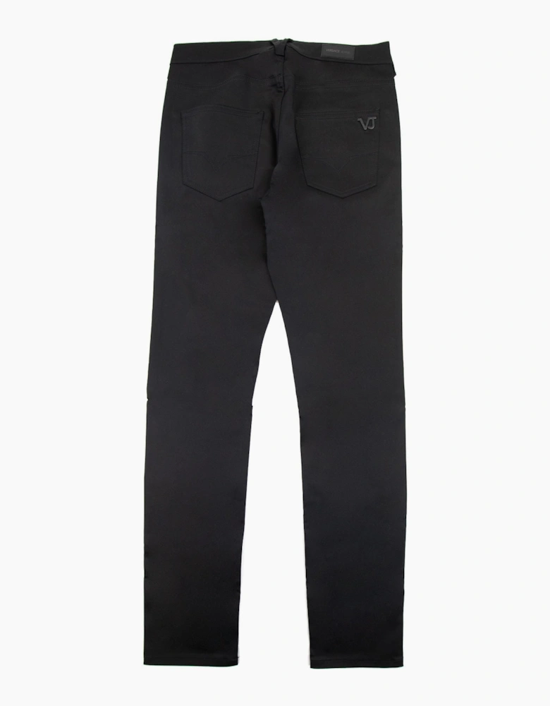 Versace Jeans Tiger Pocket Slim Cotton Jean Black