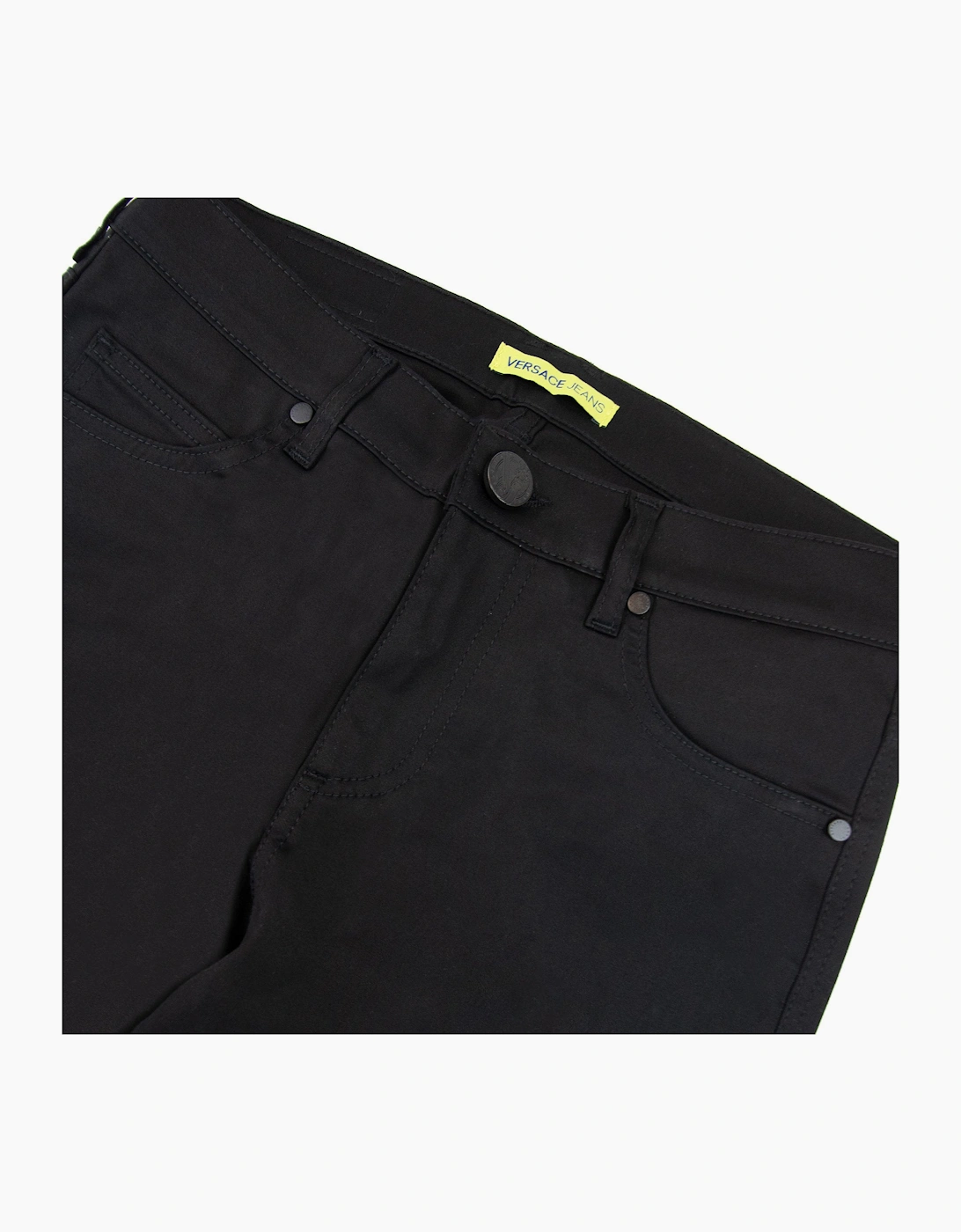 Versace Jeans Tiger Pocket Slim Cotton Jean Black