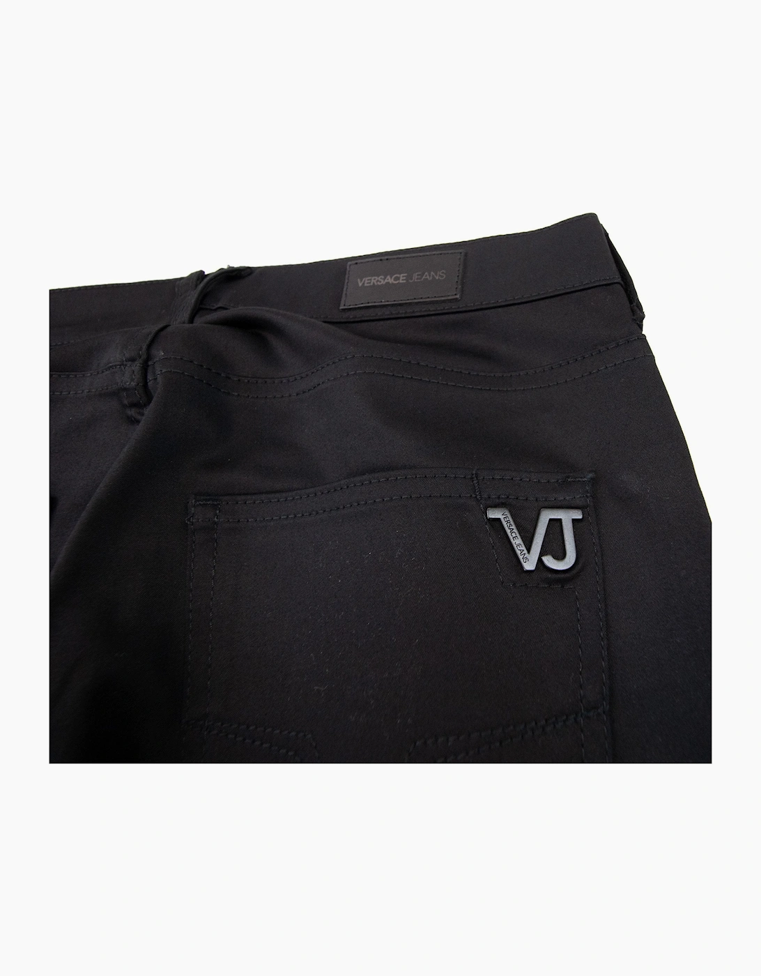 Versace Jeans Tiger Pocket Slim Cotton Jean Black