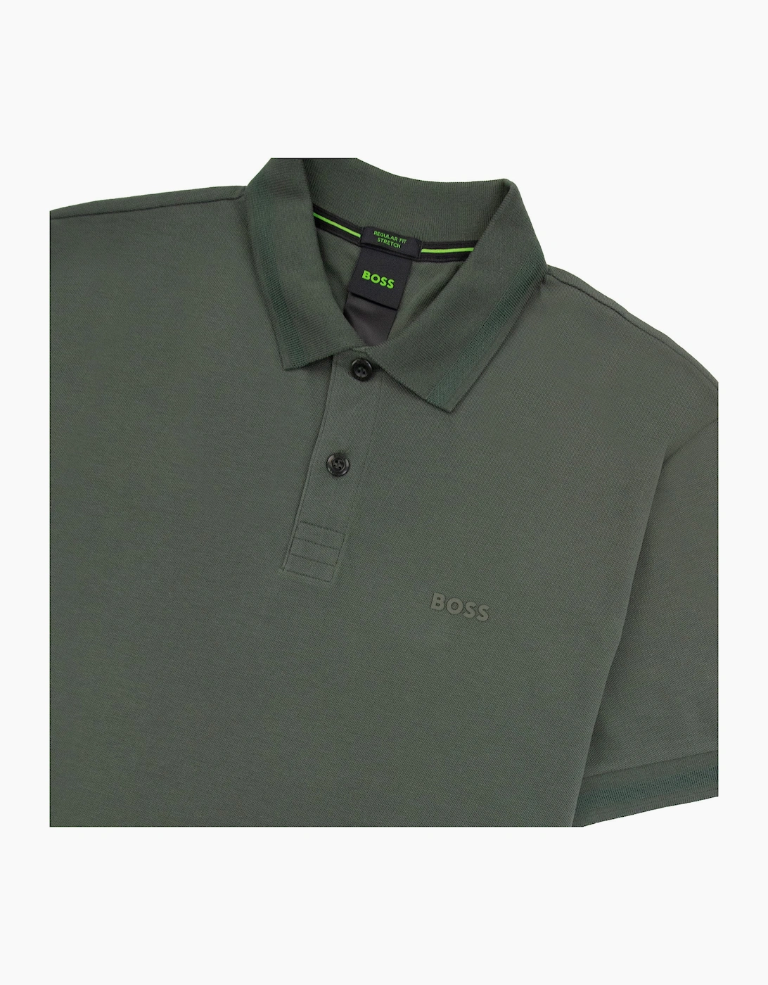 Hugo Boss Pio 1 Stretch Regular Fit Polo Green 379