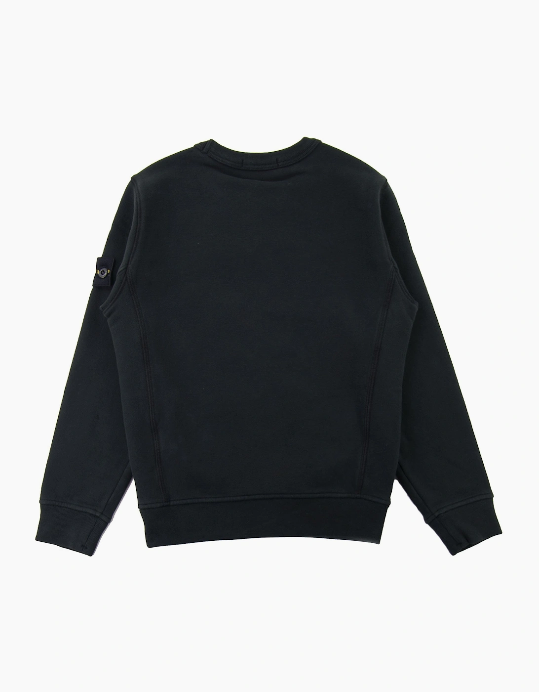 Stone Island Junior 60940 Crewneck Core Sweatshirt Black V0029