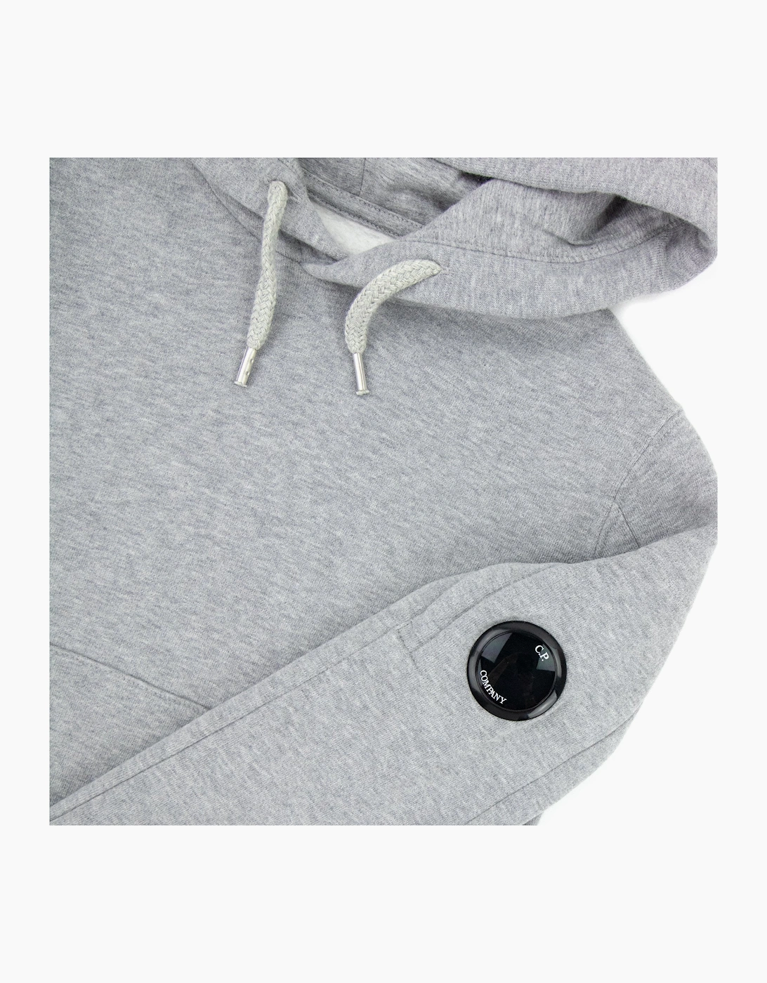 Cp Company Undersixteen Arm Lens Hoodied Sweatshirt Grey M93