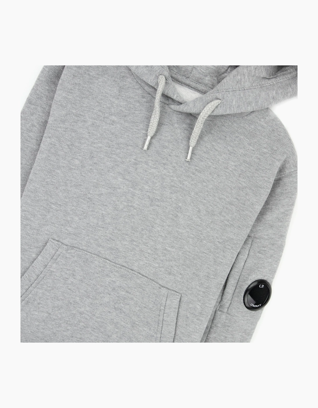 Cp Company Undersixteen Arm Lens Hoodied Sweatshirt Grey M93