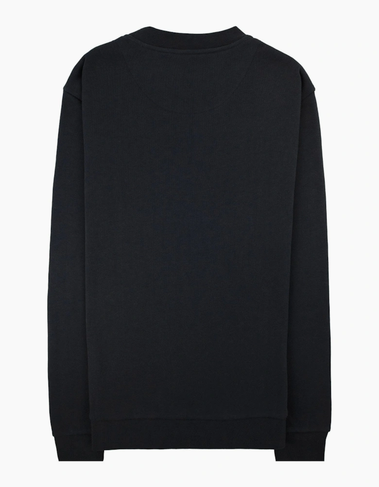 Aquascutum Cc Shoulder Crewneck Fleece Black 16