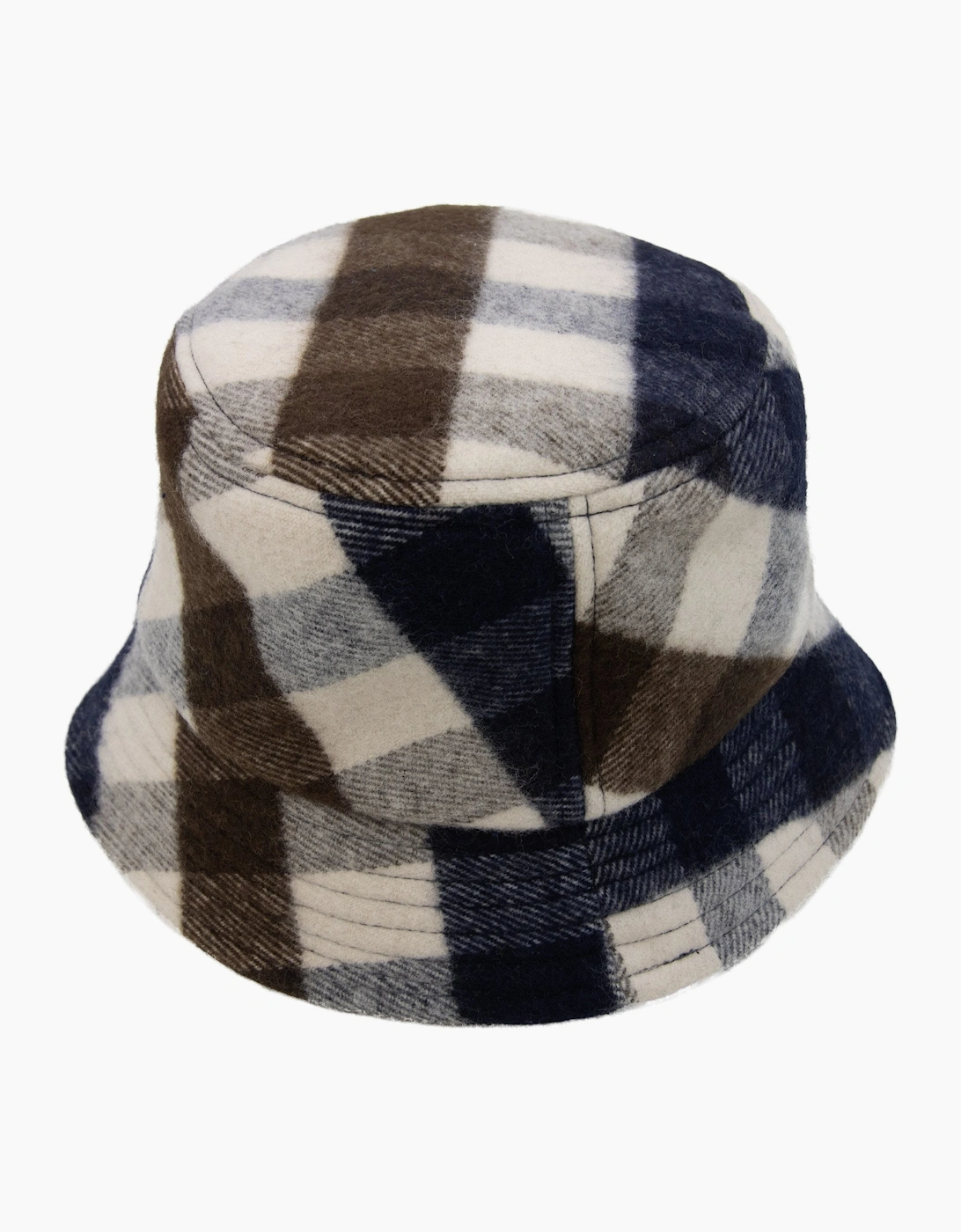 Aquascutum Water Repellent Club Check Bucket Hat Macro Club Check 30