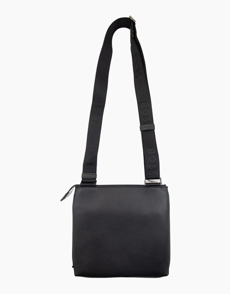 Hugo Boss Zair S Z Signature Stripe Logo Detail Bag Black 001
